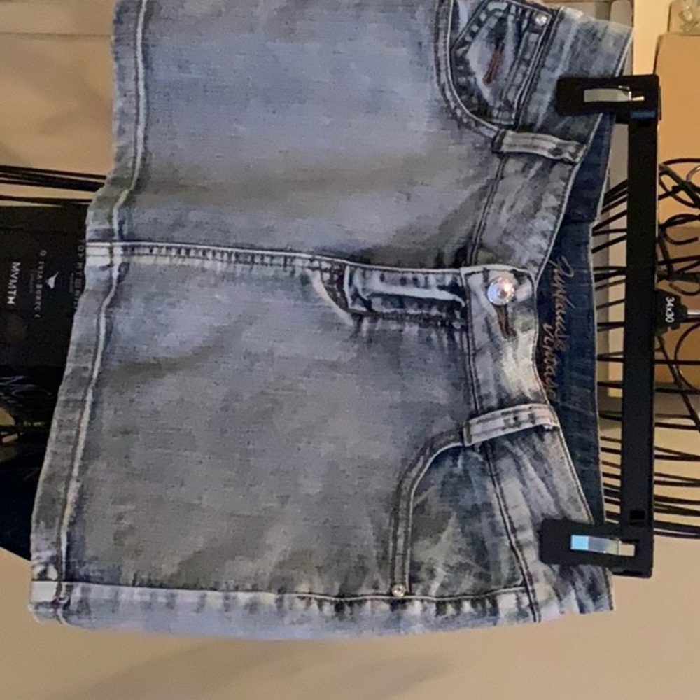 Funhouse vintage jean skirt ol faithful when you don’t know what to wear. Soft